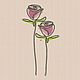 Machine embroidery designs `Pink roses bt100`. Very impressive look, easy to embroider. Created for small and large pawls. Embroidery formats pes hus jef dst exp vp3 vip xxx.