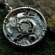 Dragon opal pendant, silver. Pendant. EdGems jewerly. My Livemaster. Фото №6
