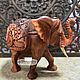 Резная статуэтка «Слон» 43х30 см. Статуэтки. Balinese.market. Ярмарка Мастеров.  Фото №4