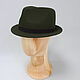 Order Tyrolean hat with feathers. Color dark olive. Exclusive HATS. LANA ANISIMOVA.. Livemaster. . Hats1 Фото №3
