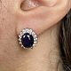 Classic earrings with natural sapphire. Earrings. A place where dreams are born. Online shopping on My Livemaster.  Фото №2