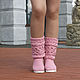 Demi-season boots 'Violetta'. High Boots. KnittedBoots. My Livemaster. Фото №6
