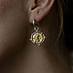 Order Earrings 'Antiquity' Silver, gilt. stepan-klimov. Livemaster. . Earrings Фото №3