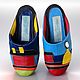 Clogs: Flip-flops, Slippers in the style of Malevich. Crogs. Clothing from Nadezhda. Online shopping on My Livemaster.  Фото №2