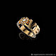 Кольцо "LOVE" из золота 750 пробы с бриллиантами. Кольца. BUGAKOV jewelry. Ярмарка Мастеров.  Фото №5