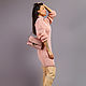 Розовое платье свитер из ангоры. Платья. SHAPAR вязаная одежда ручной работы. Интернет-магазин Ярмарка Мастеров.  Фото №2