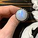 Ring with a round Moonstone. Rings. UNIQUE-LIT. Online shopping on My Livemaster.  Фото №2