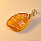 Amber. Pendant 'Here, like this'. Pendants. Amber is a warm stone. My Livemaster. Фото №6