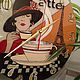 Часы настенные кухонные Кофейная тема LATTE. Часы классические. Светлана Акварели на стекле. Ярмарка Мастеров.  Фото №4
