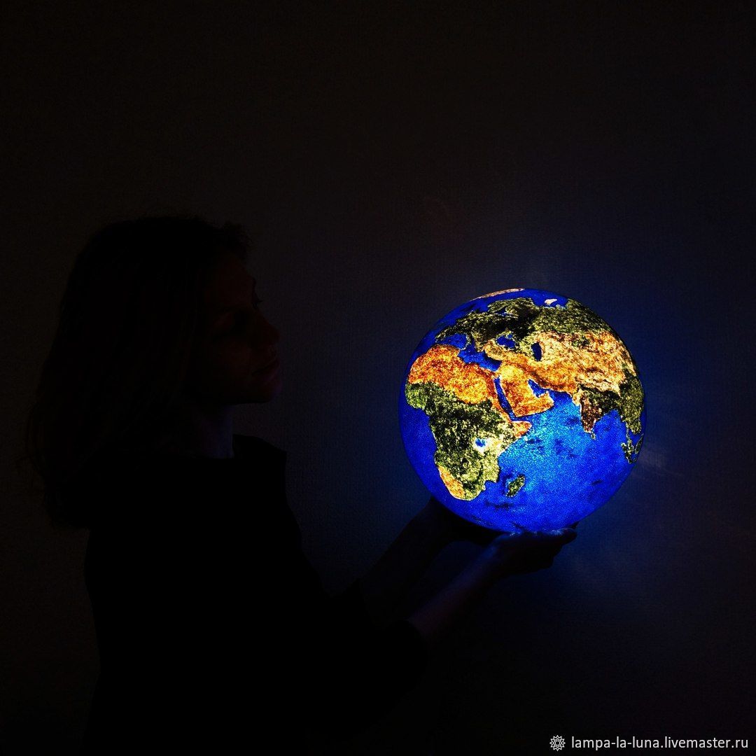 Светильник - Земля 30 см (светильник планета, ночник), Ночники, Санкт-Петербург,  Фото №1