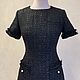 Платье из итальянского твида. Платья. SOLOdress. Интернет-магазин Ярмарка Мастеров.  Фото №2