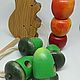 Lacing-wooden toy Pig Frosya. Lacing cards. Shop Grizunok teether. My Livemaster. Фото №4