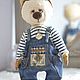Мишка Томас. Мишки Тедди. Vintage bears Фоменко Ольга. Ярмарка Мастеров.  Фото №9