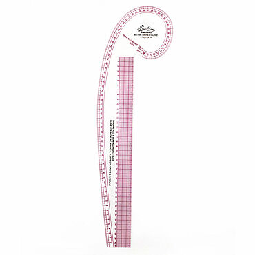 Материалы для творчества ручной работы. Ярмарка Мастеров - ручная работа Лекало "Французская линия", пластик, Hemline NL4199. Handmade.