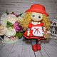 Textile doll little Red riding Hood. Dolls. piskunovadolls. Online shopping on My Livemaster.  Фото №2