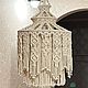 Люстра макраме/ светильник макраме. Люстры. Елена Волкова (macrame_nvkz). Ярмарка Мастеров.  Фото №4