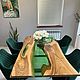 Стол река "Green 2". Столы. Мастерская LOFT. Ярмарка Мастеров.  Фото №4