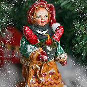 Куклы и игрушки handmade. Livemaster - original item Christmas Interior gift dolls. Handmade.