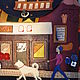 Кожаный рюкзак " Вечерняя прогулка". Рюкзаки. Ветюгова Юлия. Интернет-магазин Ярмарка Мастеров.  Фото №2