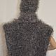 SCARF down shirt front knitted from goat down for men women. Dickies. KOZAmoDA (kozamoda) (kozamoda). My Livemaster. Фото №5