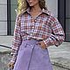 Хлопок в клетку в стиле Prada. Ткани. Mariteks  Итальянские  ткани. Ярмарка Мастеров.  Фото №4