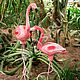 Комплект садовых фигур Фламинго большой + Фламинго малый, Фигуры садовые, Стерлитамак,  Фото №1
