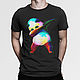T-Shirt Cotton 'Dabbing Panda', T-shirts and undershirts for men, Moscow,  Фото №1