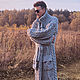 Large-knit men's cardigan, Mens outerwear, Moscow,  Фото №1