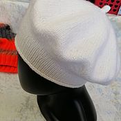 Аксессуары handmade. Livemaster - original item Berets: beret knitted and piled merino. Handmade.