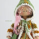 Заказать Весна. Кукла текстильная Тая. Кукла, которая ждет. Warianta_dolls. Ярмарка Мастеров. . Большеножка Фото №3
