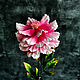 'Scarlet flower' in pink. Nightlights. Elena Krasilnikova. My Livemaster. Фото №4