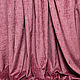 Розово-брусничный шенилл для штор. Бархатистая плотная ткань с блеском. Шторы. Стильный дом   (Decor & Style). Интернет-магазин Ярмарка Мастеров.  Фото №2