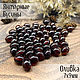 Olive beads 7h9mm made of natural Baltic amber red cherry, Beads1, Kaliningrad,  Фото №1