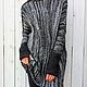 Вязаный свитер платье Cloud. Свитеры. Knit by Heart - Вязаная одежда 富. Ярмарка Мастеров.  Фото №6