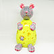 Wooden collapsible figurine-piggy Bank with painting 'Mouse'. Figurines. Angel Art&Design. My Livemaster. Фото №4