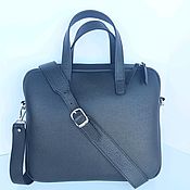 Сумки и аксессуары handmade. Livemaster - original item Leather Men`s bag for documents. Handmade.
