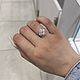 Кольцо клевер exclusive серебро 925 пробы в инкрустации фианитов. Кольца. MARIA GUSEVA Fashion Jewelry. Ярмарка Мастеров.  Фото №5