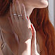Серебряное кольцо Faceted Ring. Кольца. Bismarckshop. Интернет-магазин Ярмарка Мастеров.  Фото №2