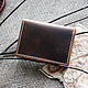 Small wallet leather brown, Wallets, Murmansk,  Фото №1