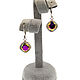 Order Fuchsia transmission earrings. little luxuries. Livemaster. . Earrings Фото №3