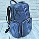 Order Python genuine leather backpack, custom made!. SHOES&BAGS. Livemaster. . Backpacks Фото №3