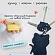 Заказать Обвес  из натуральной кожи для сумки или рюкзака «Кот». S.O.W.L  Аксессуары из натуральной кожи.. Ярмарка Мастеров. . Брелок Фото №3