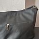 Bag leather women's hobo Bag Black. Large leather handbag. Sacks. POLLI (cymoza). My Livemaster. Фото №4