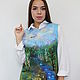 Felted blouse Summer landscape 2. Blouses. silk wool. Online shopping on My Livemaster.  Фото №2