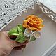 Заказать  Под лучами солнца. Knitted flowers. Ярмарка Мастеров. . Брошь-булавка Фото №3