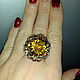 Ring 'Joy' with natural citrine. Ring. SELENA. My Livemaster. Фото №4