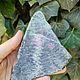 Заказать Спил цоизит +-12*8см. Stone Age камни. Ярмарка Мастеров. . Кабошоны Фото №3