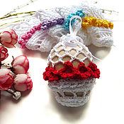 Сувениры и подарки handmade. Livemaster - original item A set of 5 pieces of Easter egg cases (pouches). Handmade.
