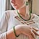 Комплект украшений Змейка. Комплекты украшений. Украшения Татьяны Михайловой. Ярмарка Мастеров.  Фото №4