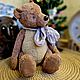 Классический мих с шелковой лентой. Мишки Тедди. teddy.toy.for.you. Интернет-магазин Ярмарка Мастеров.  Фото №2